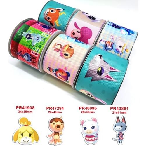 Free shipping characters cartoon characters printed grosgrain ribbon 39551