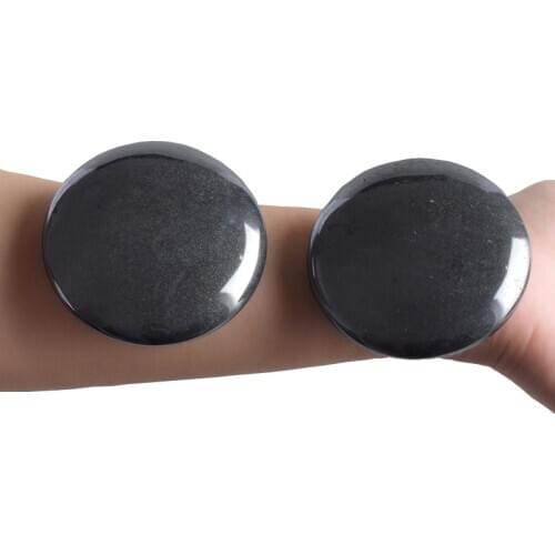 Big Hot Massage Stone Natural Hematite Chakra Palm stone Healing SPA Reiki Crystal Quartz Beauty Health Care Energy Stone 60mm