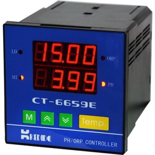 CT-6659E Precision Industrial PH meter PH/ORP Controller On-line pH orp Value Monitoring Detector Meter