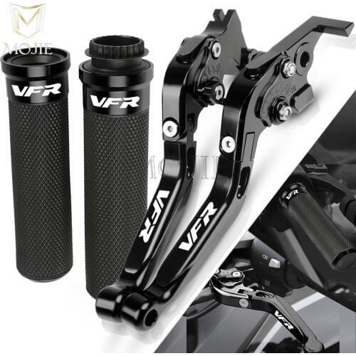 For Honda VFR800/F VFR 800 F 2002-2017 VFR800 VTEC 2002-2008 Motorcycle Accessories CNC Brake Clutch Levers Handlebar Hand Grips