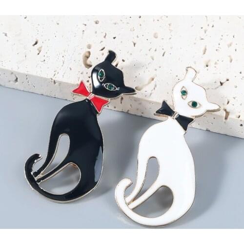 Funszhe Black Brooches For Clothes