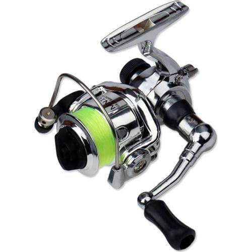 Mini Spinning Fishing Reel 4.3:1 Metal Wheel Small Reel Aluminum alloy spinning reel XM100