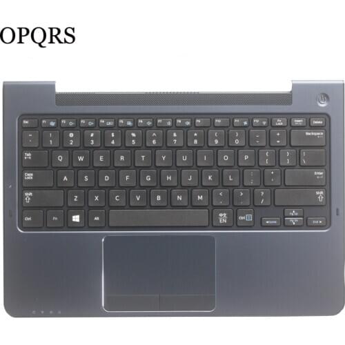 US keyboard for Samsung NP530U3C NP530U3B NP535U3C 530U3B 530U3C NP540U3 NP532U3C NP532U3A keyboard English blue palmrest cover