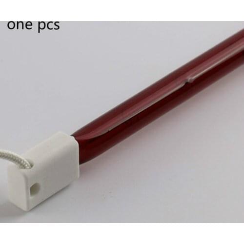 Quartz heating tube heating element infrared heating lamp halogen heating tube infrared lamp 1kw 350mm electrode
