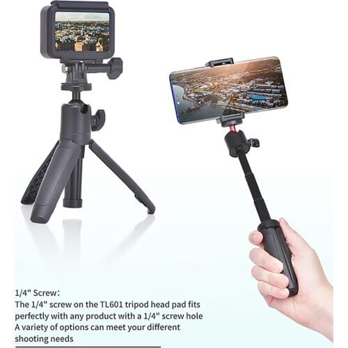 Mini Tripod Camera Gimbal Selfie Stick Bracket Live Broadcast Stand Holder for Gopro 9 Accessories