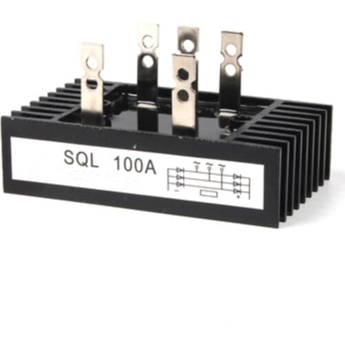 1PCS Bridge Rectifier 5 Terminal Three Phase Diode Module 40A/60A/80A/100A 1600V