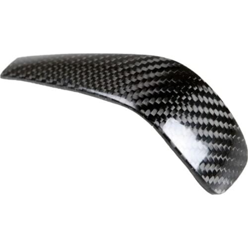 Carbon Fiber Gear Shift Handle Sleeve Cover Stickers for BMW 1 3 Series E90 E92 E87 X1 E84 Auto Interior Accessories