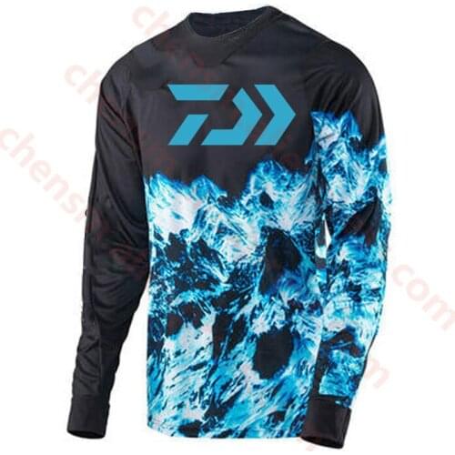 New Style DAIWA CoolMax Fishing Clothing Long Sleeve Sunscreen Anti-uv Breathable Coat Summer Fishing Shirt Size XS-5XL