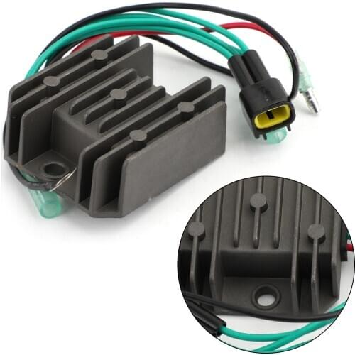 Areyourshop for Yamaha 75C 80A 90A C90 2000-2016 2010 2011 2012 2-Stroke Outboards 6H0-81960-10-00 75-90Hp Rectifier Regulator