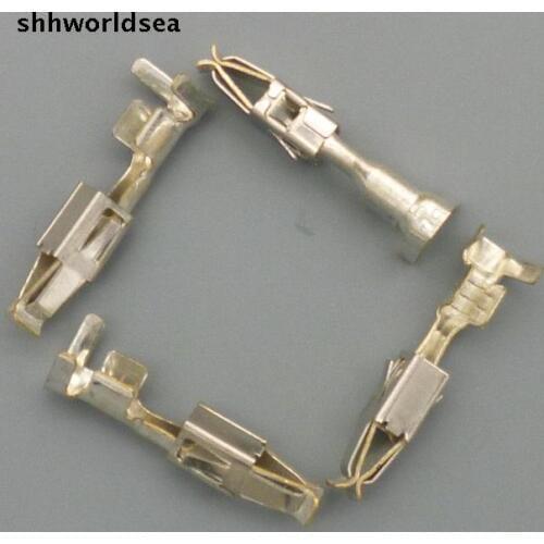 Shhworldsea 20 pcs 3.5mm Female Crimp terminal plug for Car,Auto terminals for VW BMW Audi Toyota Motorcycle ect