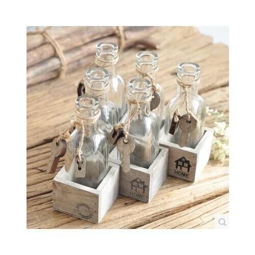 Glass vaseterrarium Bonsai Pastoral home freedom vase brief style easy and beautiful free shipping new arrive