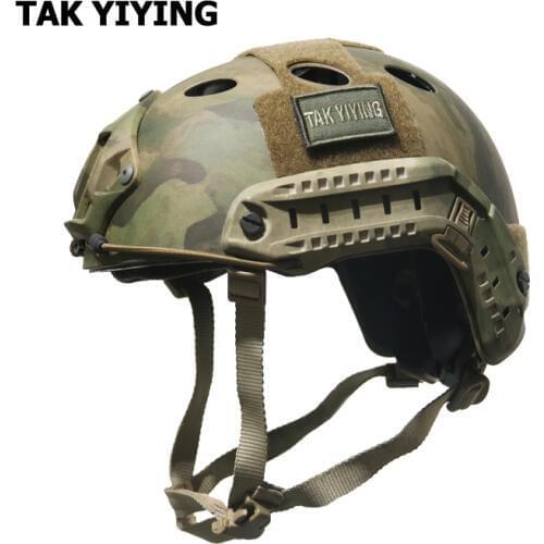 TAK YIYING Tactical protective helmet Base Jump Fast Helmet For Special Forces Outdoor Airsoft Paintball Wargame Can Adjustable