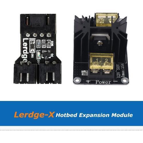 Lerdge 3D Printer Parts Hotbed Adapter Module + High Power Heat Bed Expansion MOS Module For Lerdge X Board