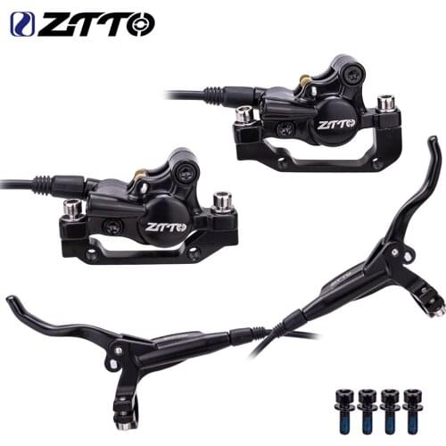 ZTTO Mountain Bike Oil Brake Hydraulic Brake Left Front Right Rear Aluminum Alloy Calipers Rotor Oil Pressure Brake Set Rotor