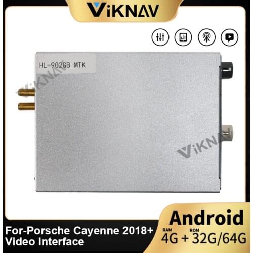 12.3 inch Large Screen For-Porsche Cayenne 2018+ Car GPS Navigation DVD Player Decoding Box Android System Video Interface