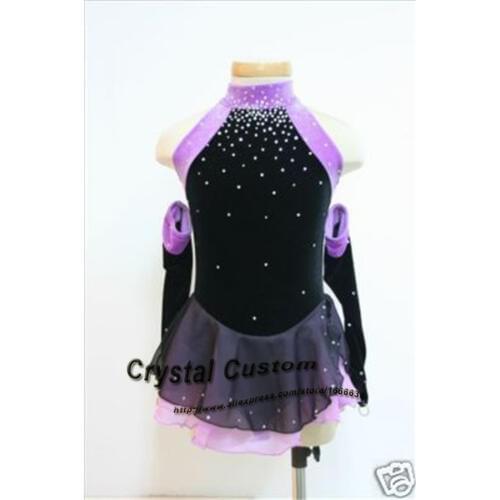 2016 Adult Figure Skating Dresses Fashion New Brand Vogue Figure Skating Competition Dress For Girls DR3106