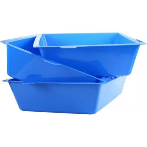 3PCS Cat Bedpans Semi Closed Anti-splash Cat Toilet Cat Litter Box Plastic Bedpan Case Pet Supplies 3 Interlocked Trays Easy Use