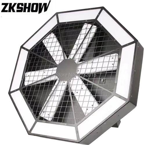6PCS/Lot New 200W LED Fan Background Light with RDM for DJ Disco Party Nightclub Wedding Bar Music Show Event Stage Lighting