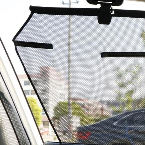 Car Sun Shade UV Protection Car Curtain Rear Side Window For Car Windshield Sun Suction Front Cup Travel Supply Block Trunk K8E6