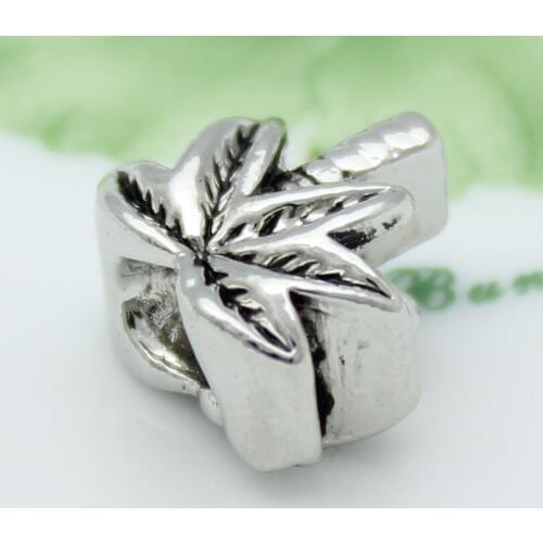 Free shipping Plant trees retro charm beads fit Pandora Bracelet Womens Holiday Gifts