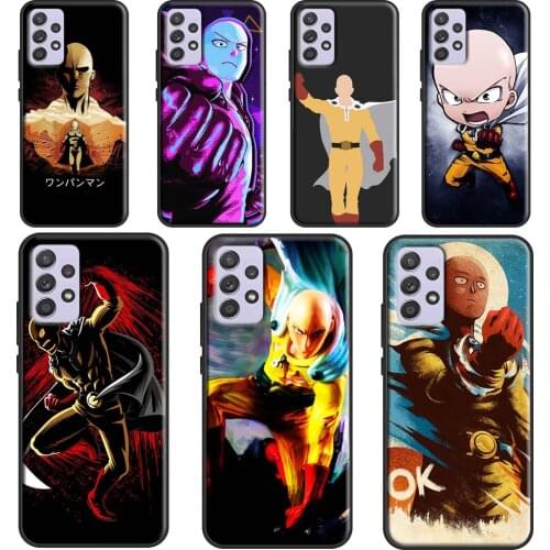 One Punch Man For Samsung Galaxy A12 A32 A52 A72 A51 A71 A31 A11 A02S A20S A50 A70 A20e A21S Phone Case