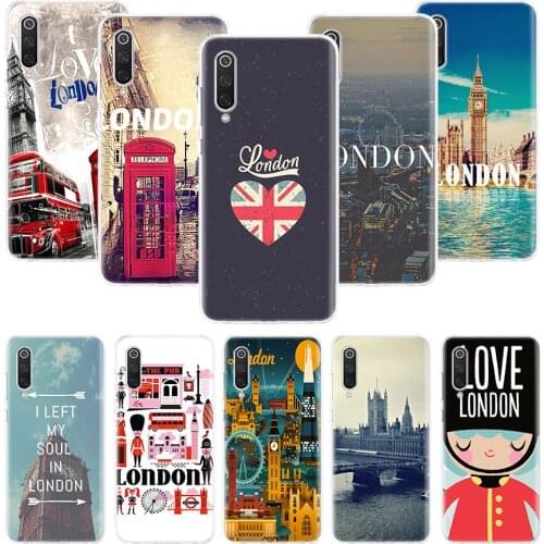London Phone Case For Xiaomi Mi Note 10 11 9 8 10T 9T CC9 A1 A2 A3 5X 6X Pocophone F1 X3 F2 Pro Lite Coque Cover