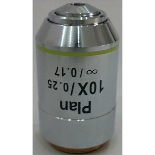 Cnscope Microscope Objective Lens 10X / 0.25 Infinity Plan Achromatic DIN! free shipping