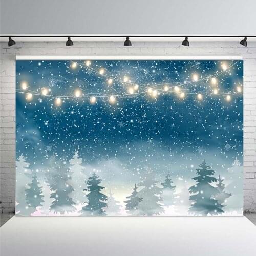 Photography Backdrops Christmas Winter Snow Baby Newborn Photographic Decor Photocall Backdrop Photo Studio Banner
