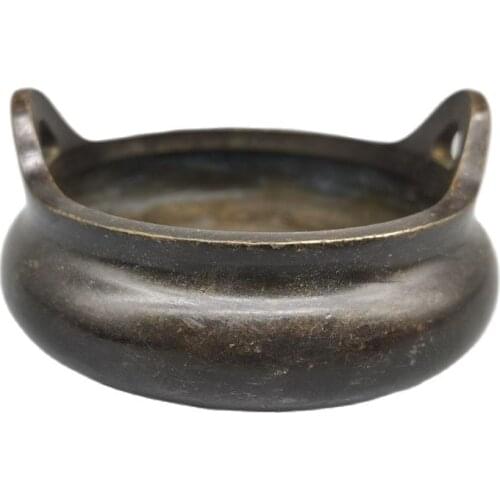 Chinese Old Bronze Statue Antique Censer