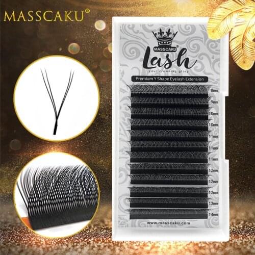 2021 New Products B/C/D YY Matte Eyelash Wholesale Korean Super Soft Fluffy Eyelash Extensions High Quality Individual Y Lashes