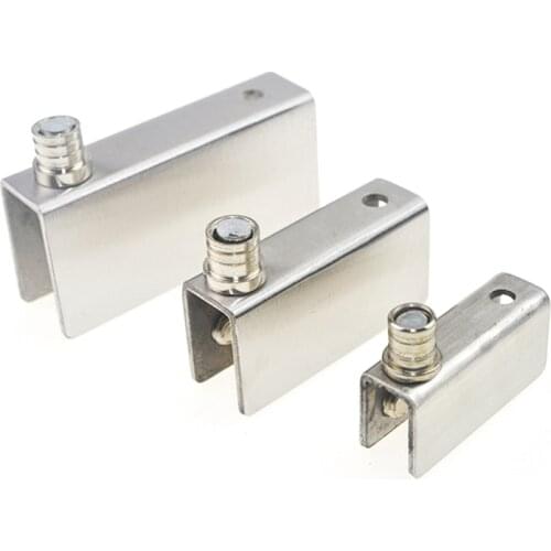 Metal Glass Door Hinge Door Magnetic Catch Set for Furniture Bathroom Hardware