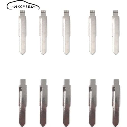 HKCYSEA 10 pcs/lot Metal Blank Uncut Flip KD Remote Key Blade Type #23 for Mitsubishi for Suzuki Key Blade NO. 23