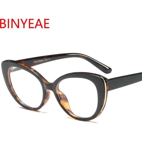 Fashion Women Cat Eye Eyeglasses Frame Cute Glasses Optical Frames Retro Eyeglasses Computer Glasses Transparent glasses Men