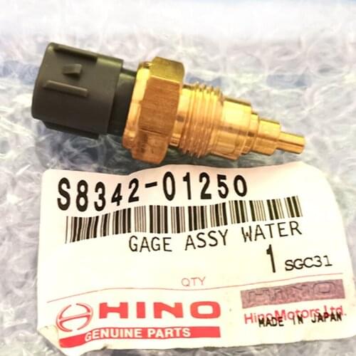 Original Water Temperature Sensor For Construction Machinery J05E J08E S8342-01250