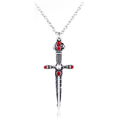 Harried Sword Necklace Pendant Cosplay Accessory Halloween Jewelry Gift The Bane Of Horcrux