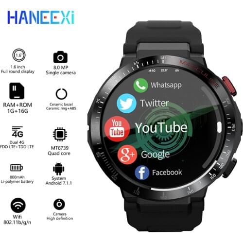Best selling 4G Smart Watch Phone 1.6Inch Full Touch hd Camera Music mp3 mp4 Video call Heart Rate WIFI gps Smartwatch Men Women