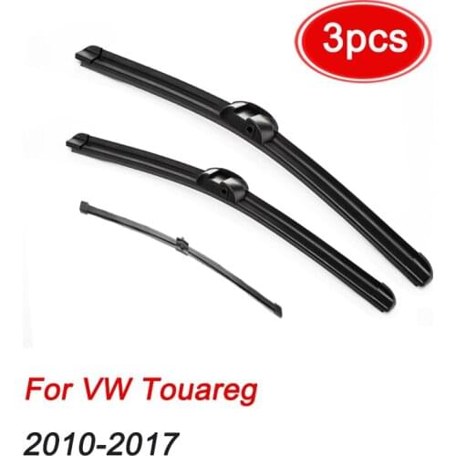 MIDOON Wiper LHD & RHD Front Wiper Blades For VW Touareg 2010- 2017 2016 2015 Windshield Windscreen Front Window 26"+26"+14"