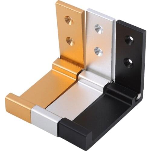Folding Hooks Wall Door Clothes Coat Hat Bags Hangers Aluminum Alloy Kitchen Bathroom Rustproof Towel Hooks Foldable Single Hook