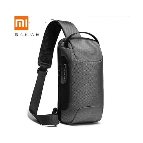 Xiaomi Men Woman Fashion Business Crossbody Bag Oxford Chest Bag Scratch Resistant Anti-theft USB Outdoor Sports Shoulder Bag