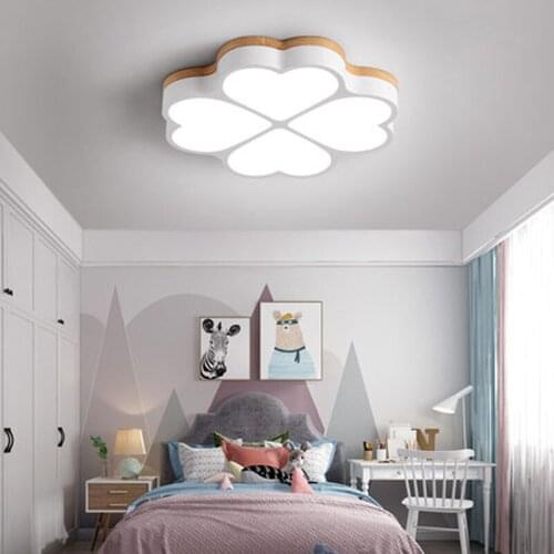 Led bedroom lamp simple modern lighting creative ceiling lamp nordic study light luxury warm romantic room lamps