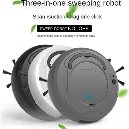 Smart Floor Vacuum Cleaner Home USB Charging 3-in-1 Electric Sweeping Robot Multifunctional Vacuum Cleaner Mopping Machine Gift