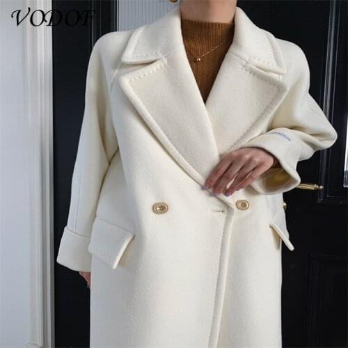VODOF Womens Camel Coats