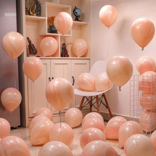 10/20/30pcs 12inch Christmas Marble Agate Latex Balloon Wedding Supplies Happy Birthday Party Kid Toy Baby Shower Globos selling