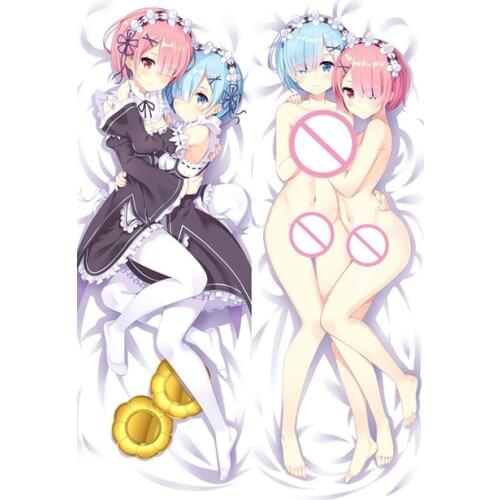 Japan Anime Re Zero Kara Hajimeru Isekai Seikatsu Rem Diy Hugging Body Pillow Cover Otaku Cosplay Custom Cushion