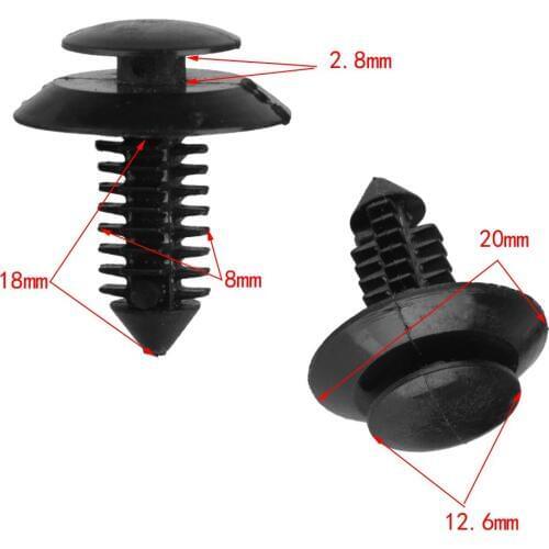 20xNylon Door Trim Panel Retainers Clips For Ford N801925-S Car