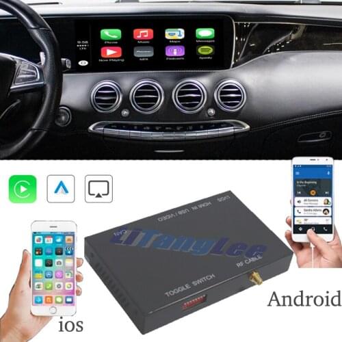 Car Camera Carplay Decoder Adapter For Mercedes Benz S MB W222 NTG Comand APS Mirror Link Display Android Auto Play 360 BirdView