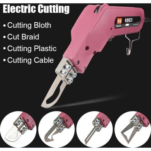 Hot Melt Cutting Electric Knife 100W Hand Hold Heating Knife Cutter Hot Cutter Fabric Rope Electric Cutting Tools Hot Cutter