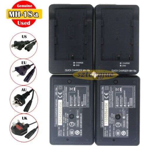 Used Genuine MH-18a Charger for D50 D70 D70S D80 D90 D100 D200 D300 D300s D700 EN-EL3e