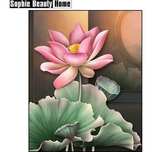 2018 New Arrival Rushed Diamond Embroidery Flowers Mosaic Diy Painting Square Rhinestones Kits For Needlework Noble Elegant Art