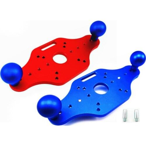 Wood Router Base Electric Wood Milling Base Trimming Slotted Bottom Plate for Woodworking Electric Engraving